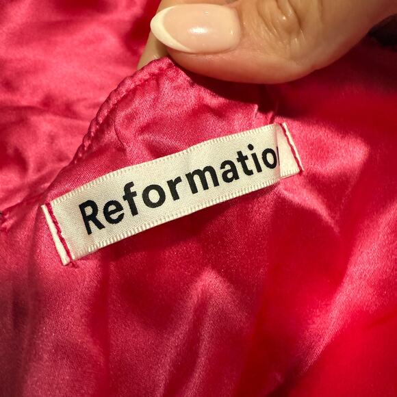 New Reformation Veria Silk Dress - Picture 5 of 5